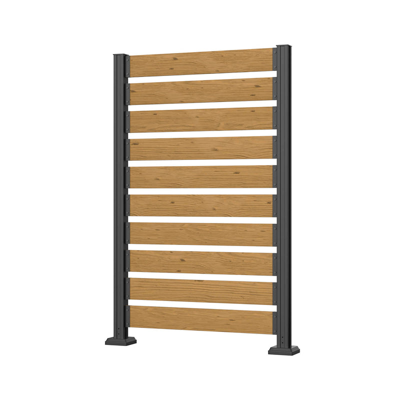 Wood Privacy Screen for AC Units