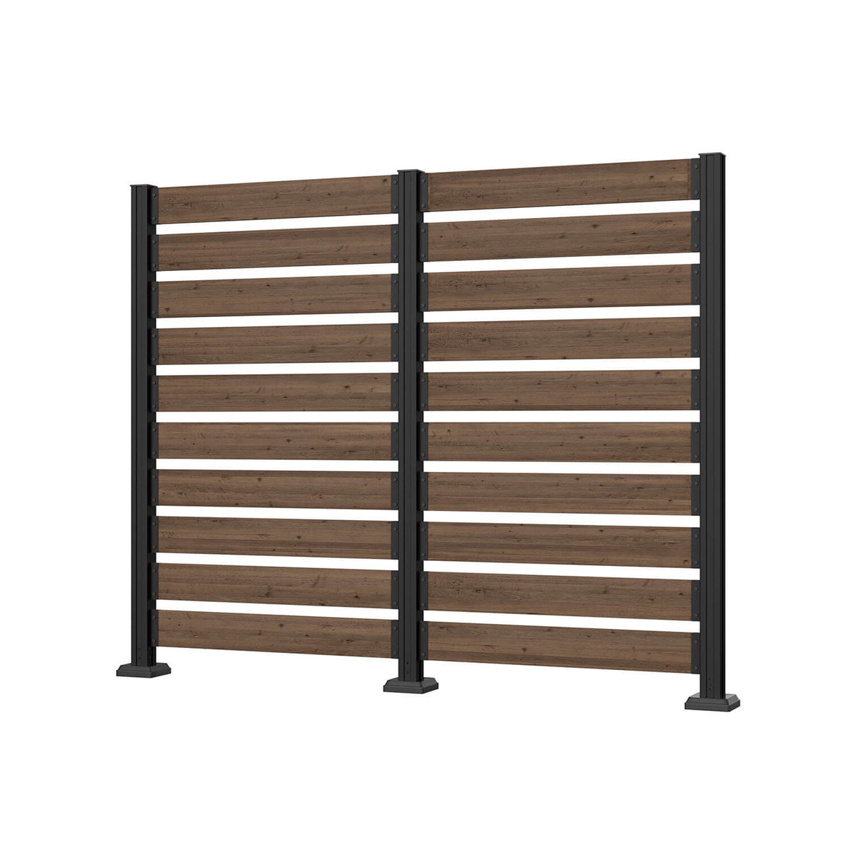 2 panels outdoor privacy screen 69"H