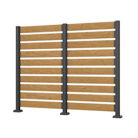 Wood Privacy Screen, 2pcs