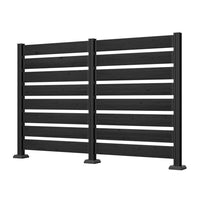 veikous outdoor privacy screen, black