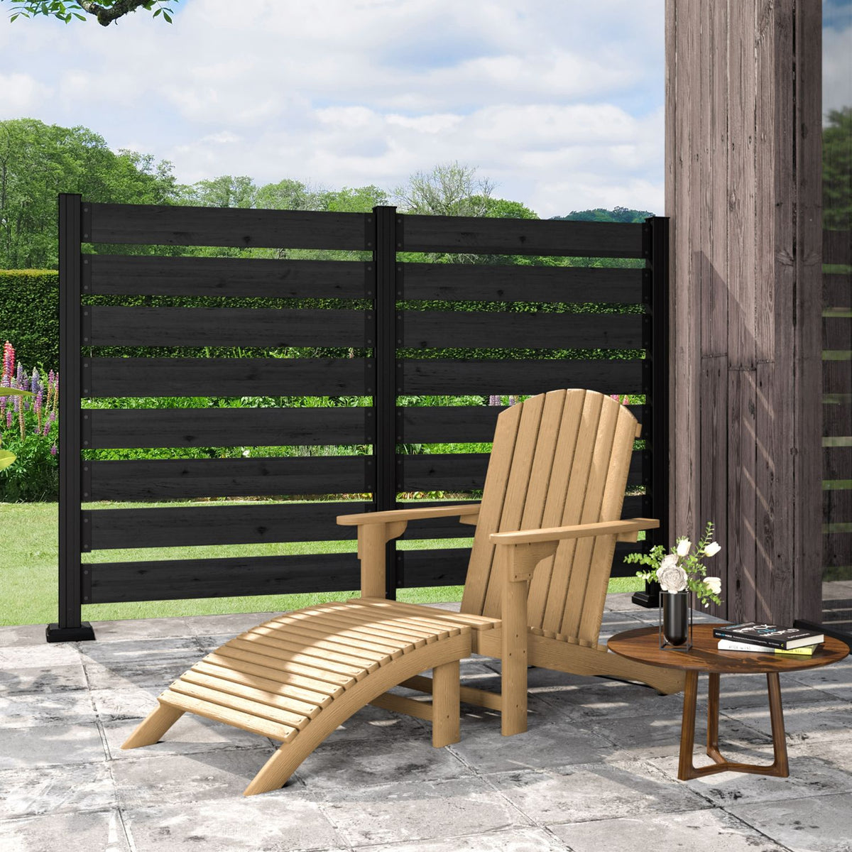 freestanding privacy screen for patio garden