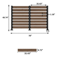 48" Air Conditioner Screen,2 Panel