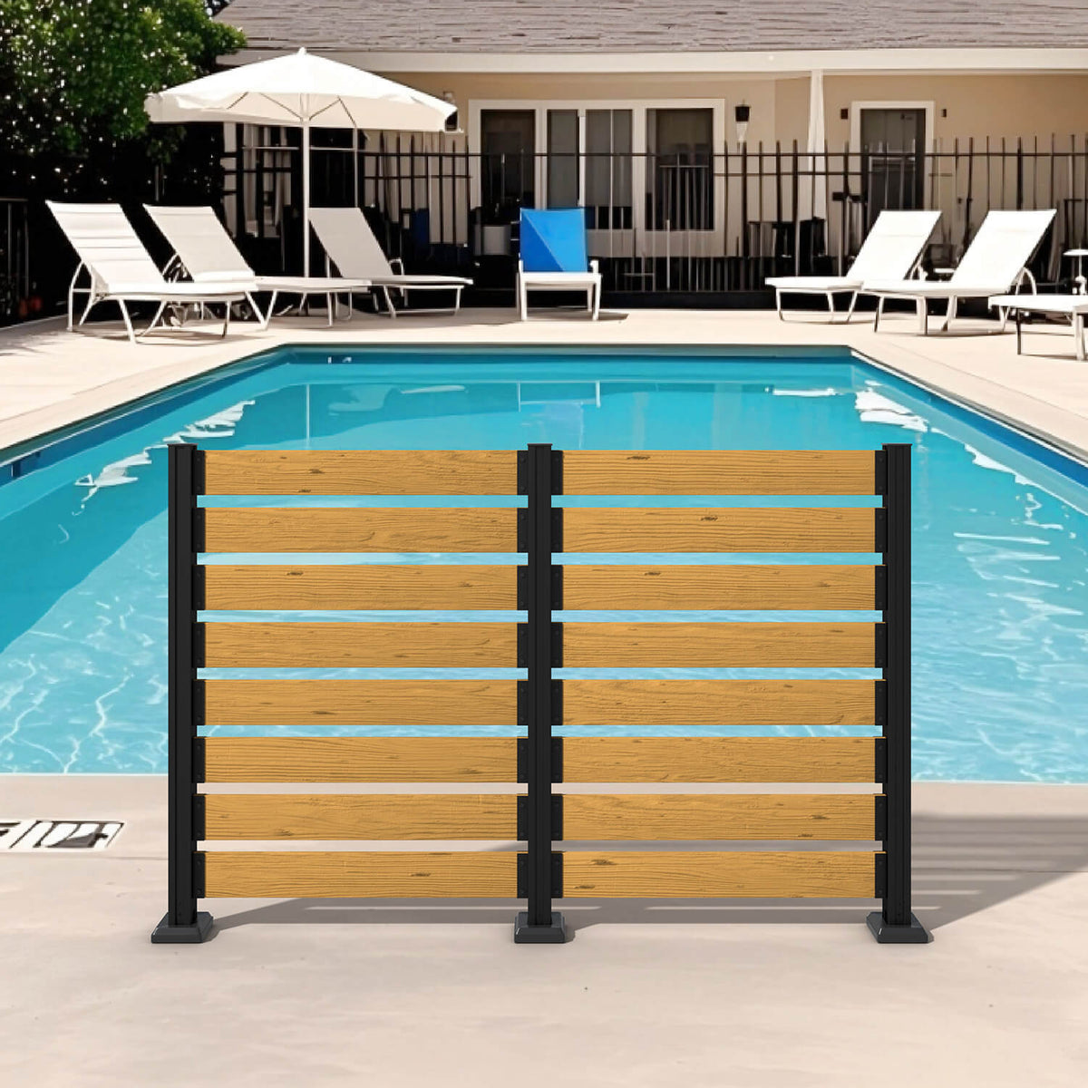 2 Panels Air Conditioner Fence