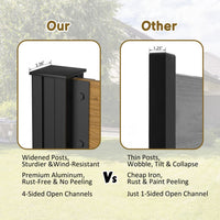 Wood air conditioner fence 2pcs