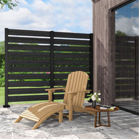 wood privacy fence panels with no dig design