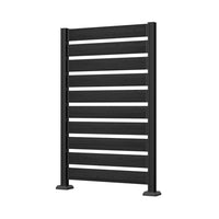 Veikous Wood Privacy Screen, Outdoor Slat Fence Panel with Metal Stake, for Air Conditioner, Trash 1 Panel