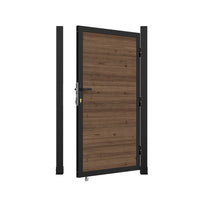 Wooden fence gate for yard