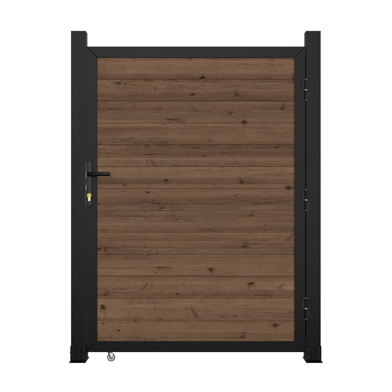 6x4FT Horizontal Fence Gate, Cedar with Anti-Sag Frame – Veikous
