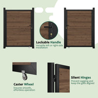 Privacy Fence Gate for Security