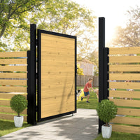 Burlywood Outdoor Privacy Gate
