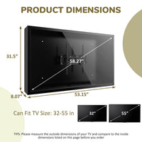 Outdoor TV Cover for 32-55in