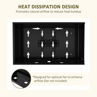 TV Enclosure with Heat Dissipation
