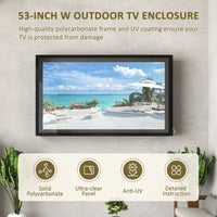 53-Inch Wall Mounted TV Cover