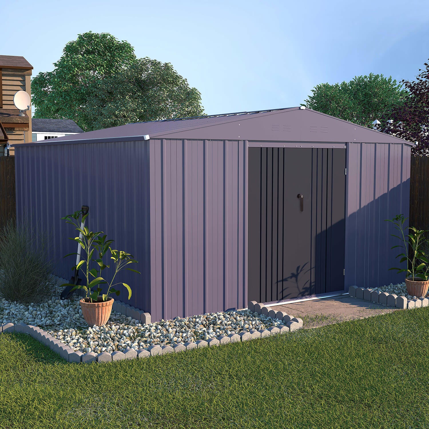 shed seven 未開封!ベスト盤LP•7\"ep 3枚セット 8x10 Metal Shed, Tool Storage Shed for Garden, Backyard – Veikous