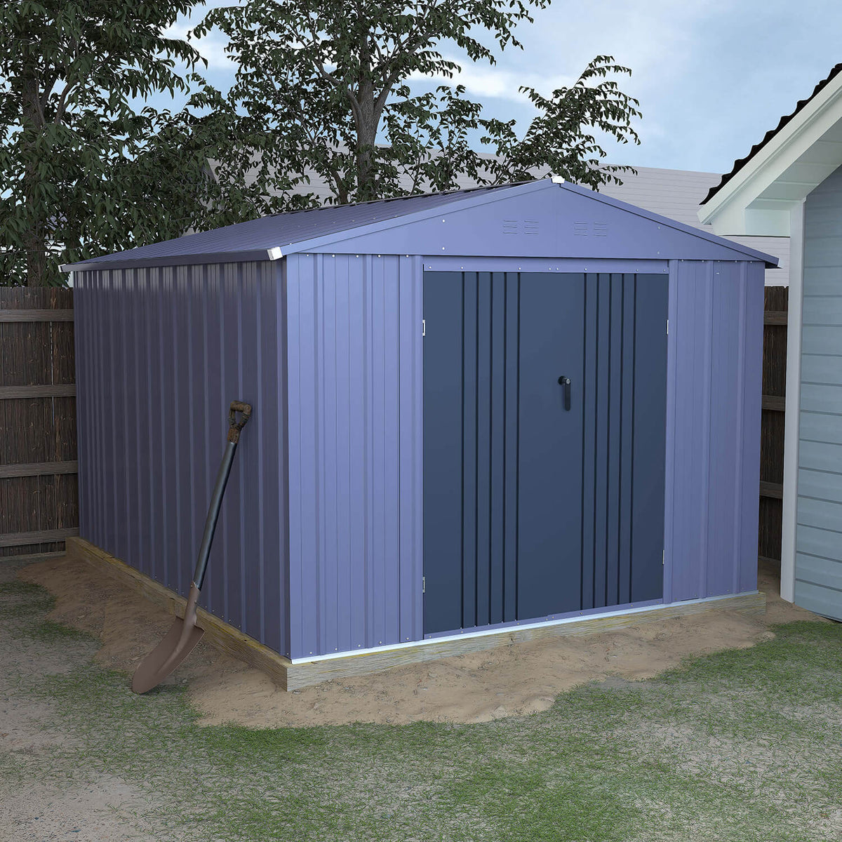8x10 aluminum shed
