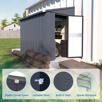 4x6 Lean to Storage Shed