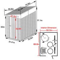 4x6 Lean to Storage Shed