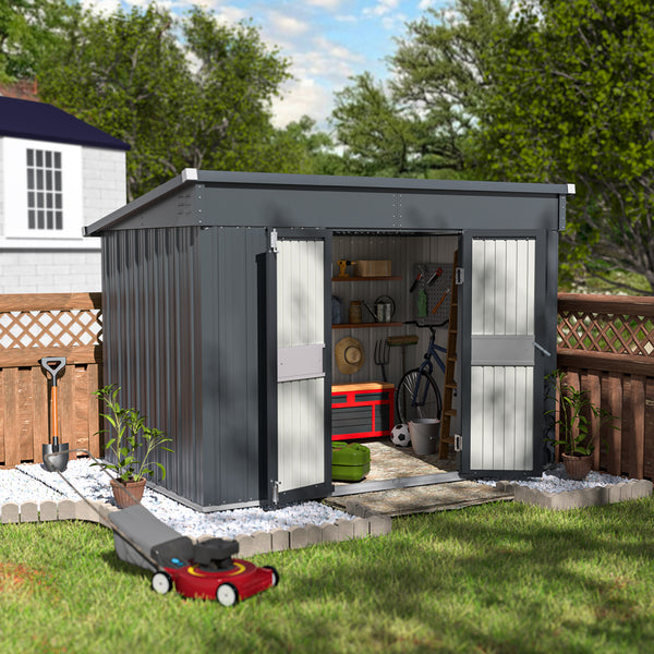 6x10 metal storage shed