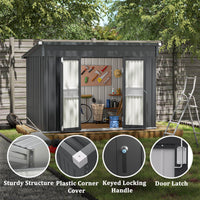 6×10 Metal Shed