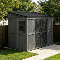 Outdoor Spacious Cedar Shed Kit