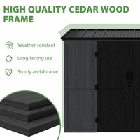 Weather-Resistant Outdoor Tool Shed 