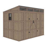 6x10 Wood Lean to Shed