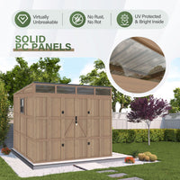 Wooden Garden Shed with PC Panels