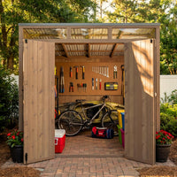 Veikous 7x7 Solid Wood Shed