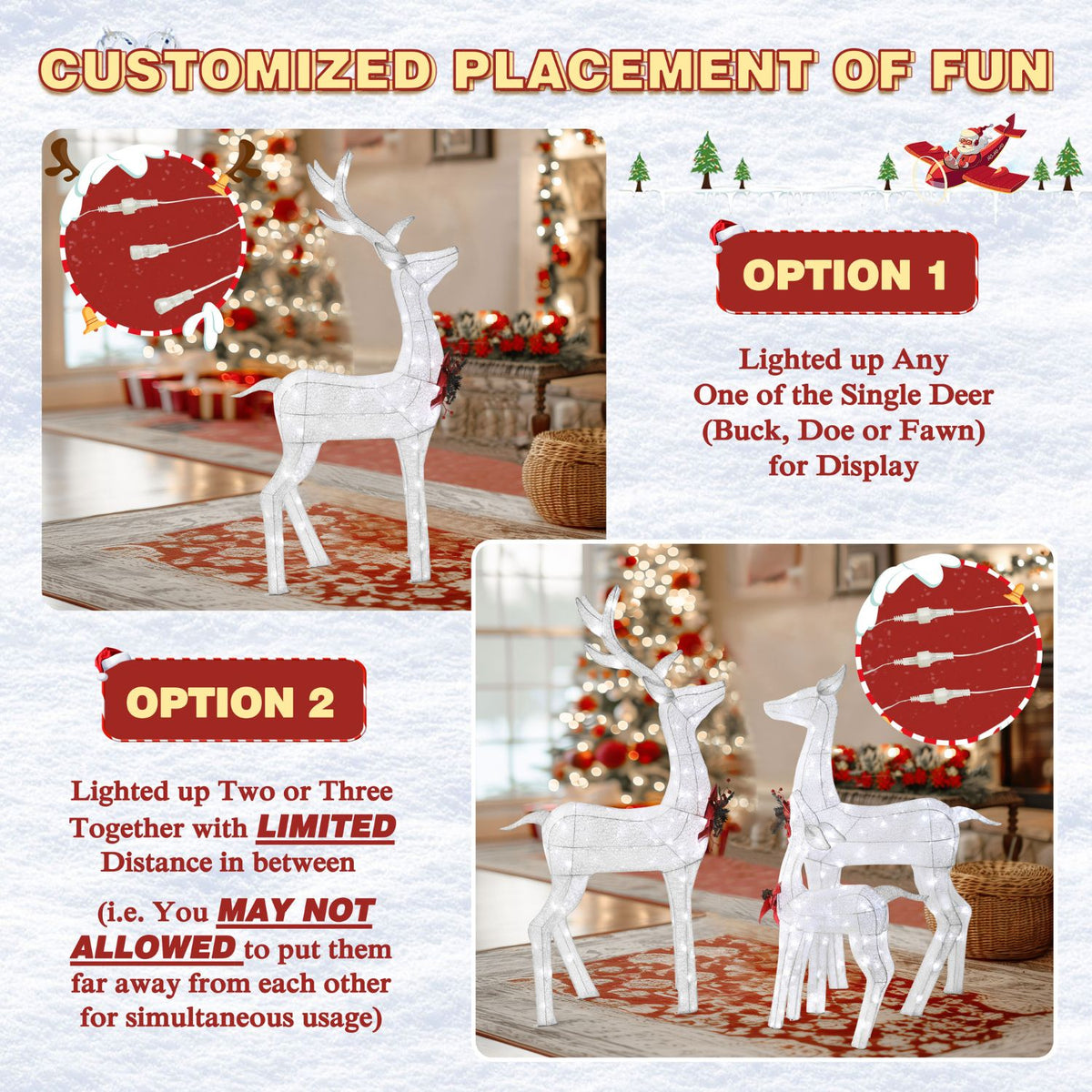 Outdoor Lighted Holiday Displays, Led Gingerbread Men, Merry Christmas Signs