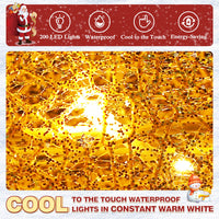 Christmas reindeer with lights