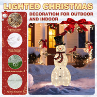 Outdoor xmas snowman