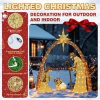 outdoor christmas nativity set