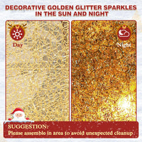 outdoor nativity lighted scene