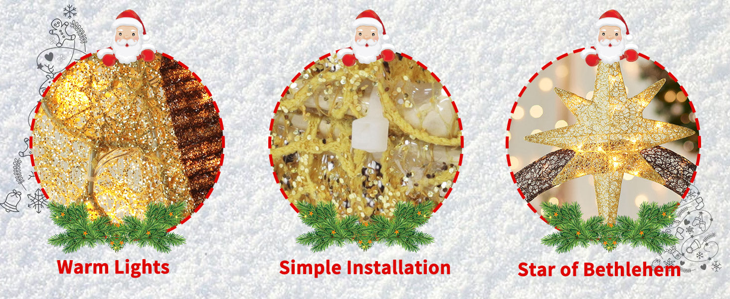 Christmas Nativity Scene Decorations, 5 FT