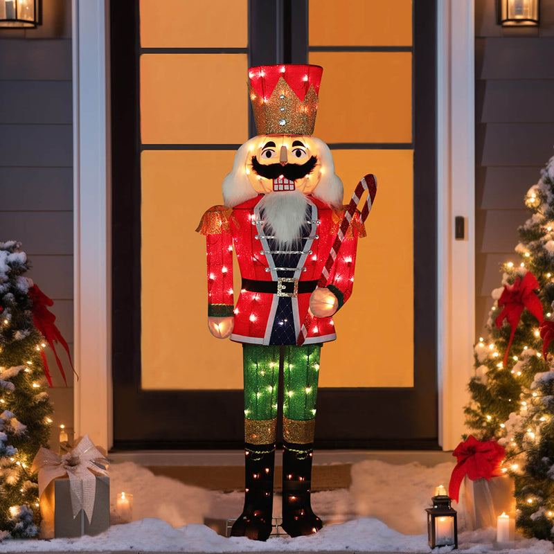 outdoor christmas decorations 5ft nutcracker