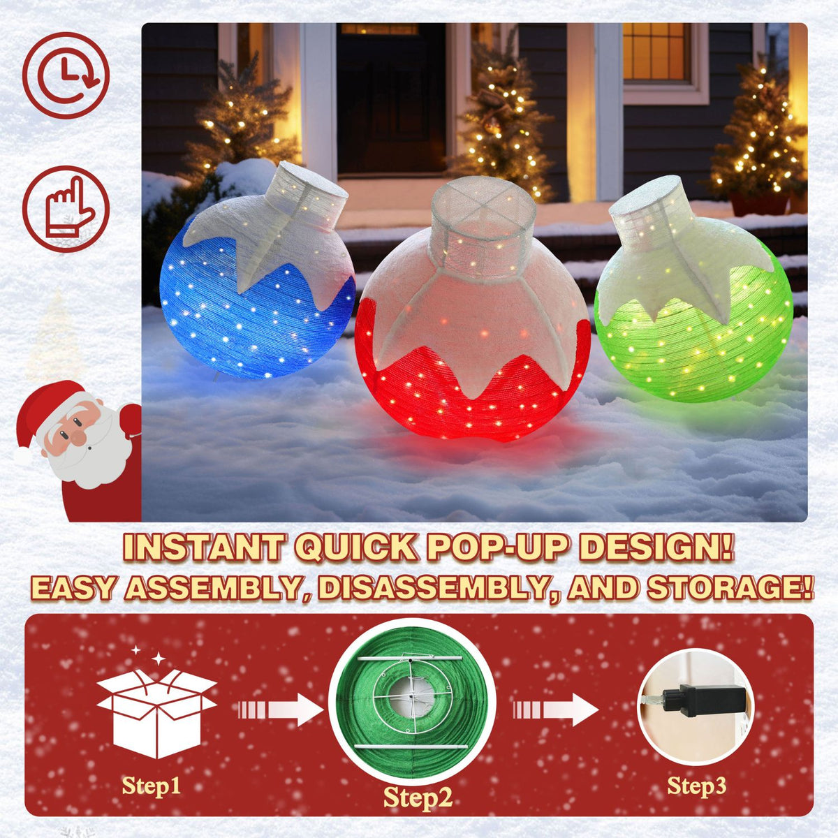Pop up Ornament Decoration Set