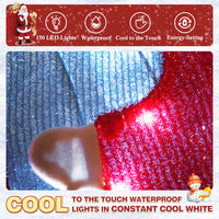 led nativity scene outdoor