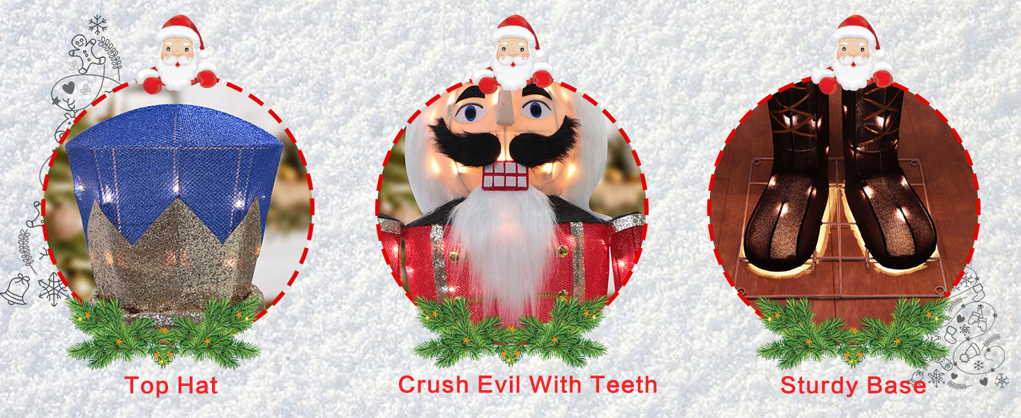 5ft tall outdoor nutcracker soldier