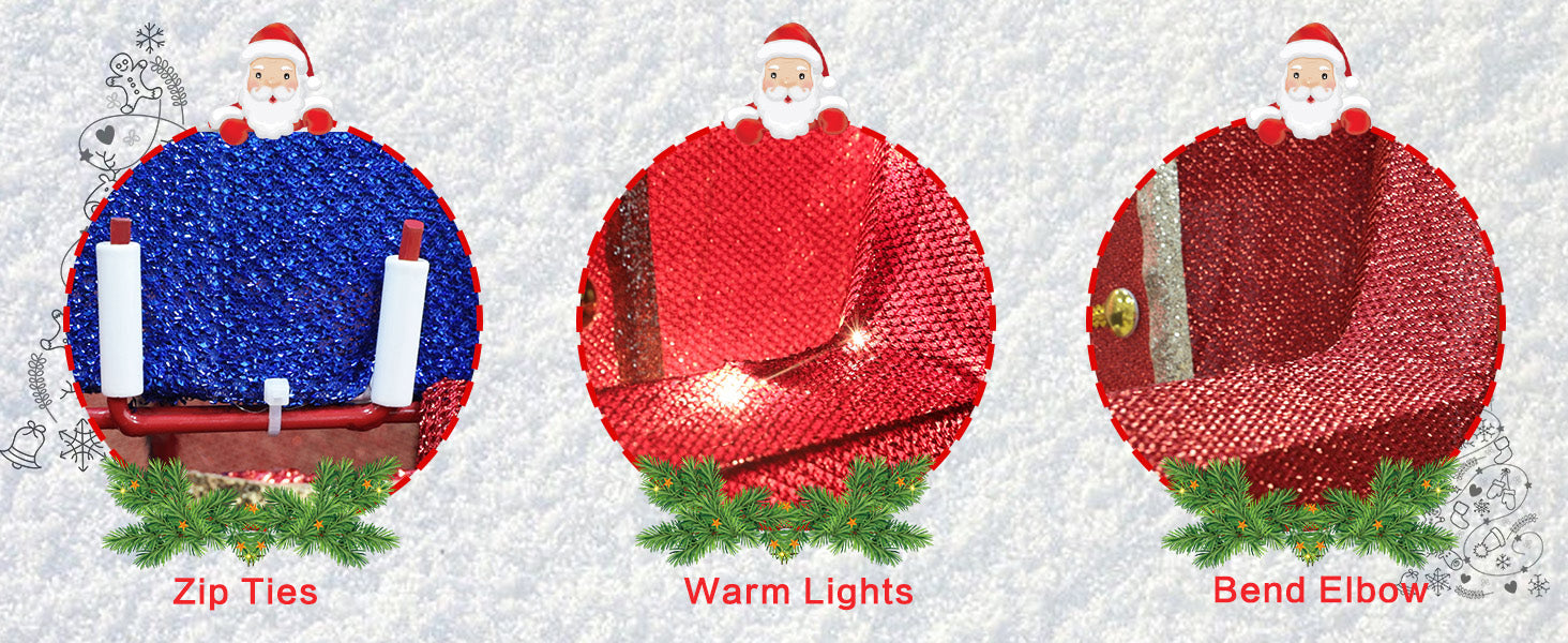 Outdoor Nutcracker decoration with led warm light 