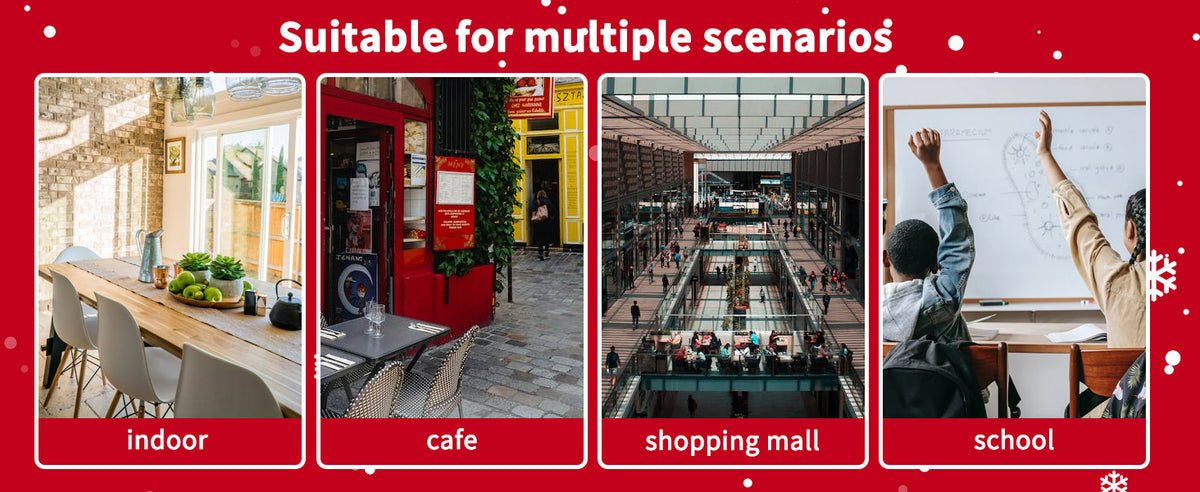 VEIKOUS Christmas Rooster, 6FT Pre-Lit Rooster Holiday Light Decoration