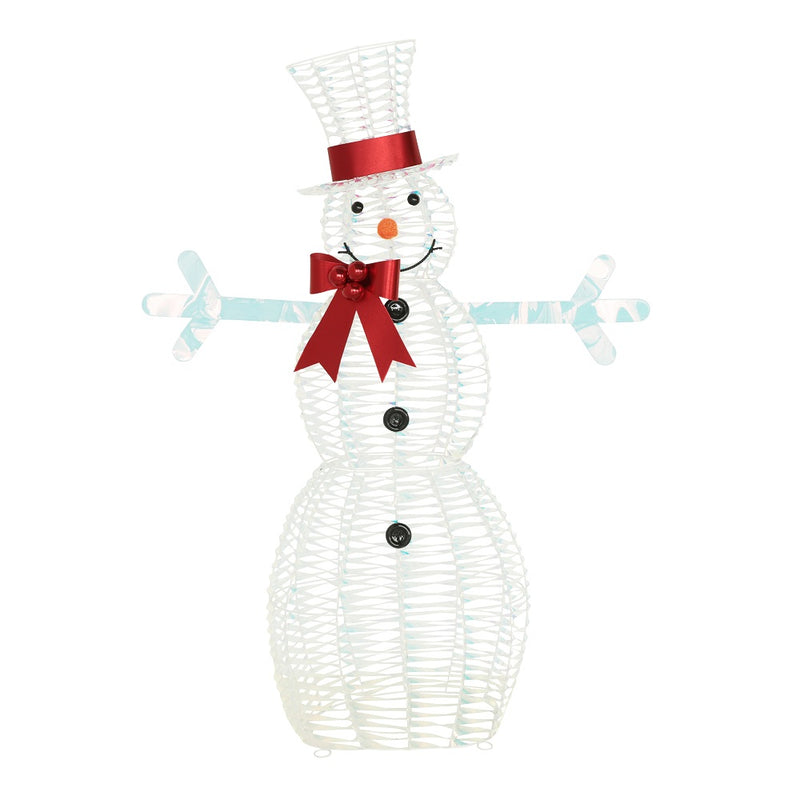 4.5FT Iridescent Outdoor Snowman