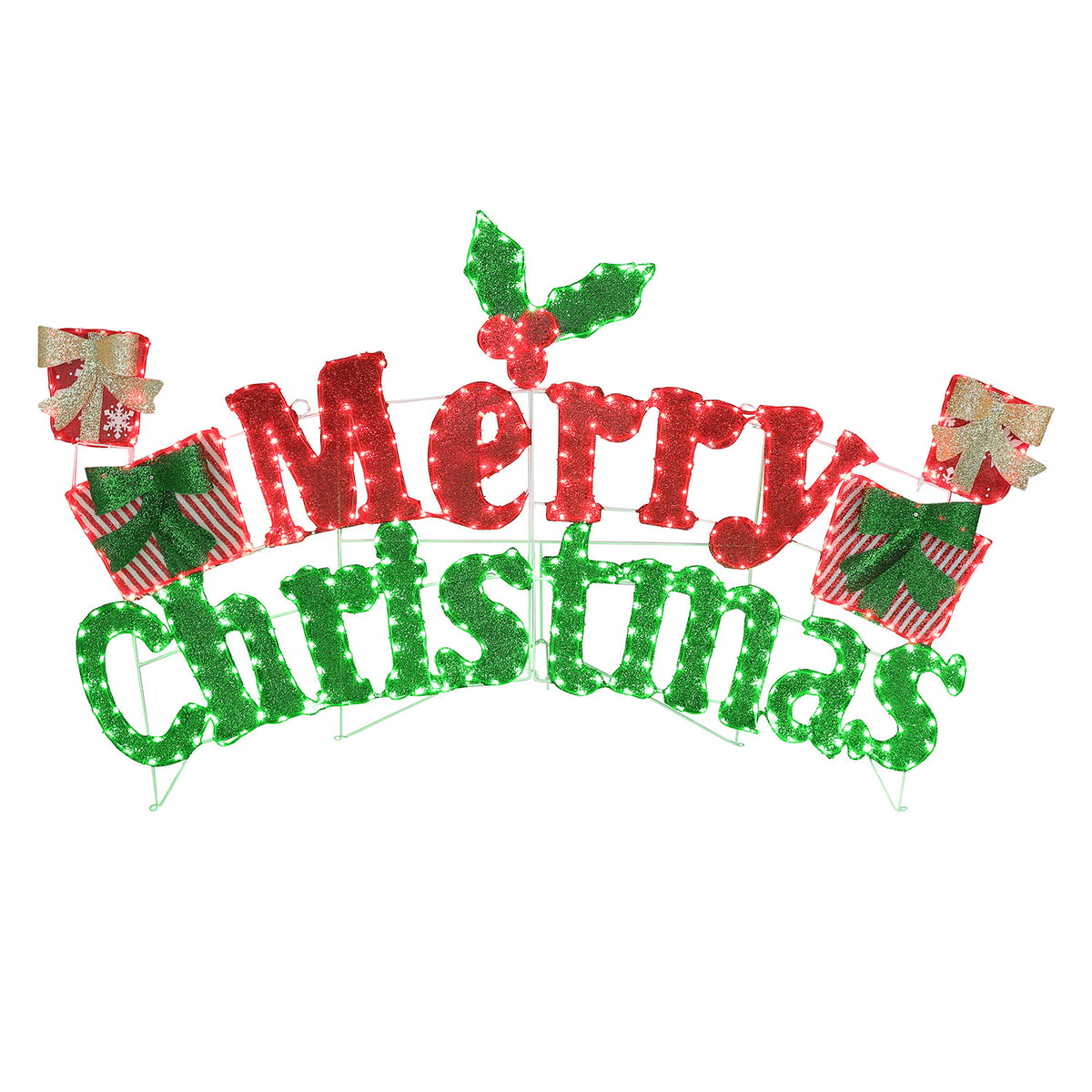 Veikous Outdoor Merry Christmas Sign