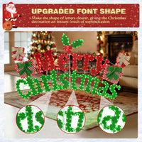 Merry Christmas sign with clearer letters