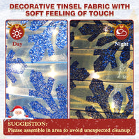 Pre lit stacked ornaments