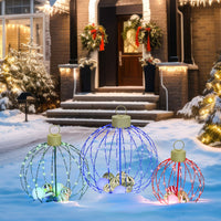 Outdoor Metal Sphere Lights
