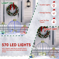 3 color Christmas LED outdoor ball lights