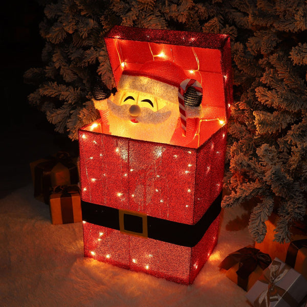 Lighted Christmas Animated Santa Claus