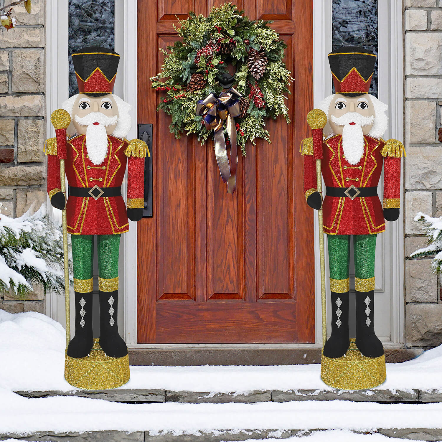 Veikous Christmas Outdoor Nutcracker Soldier - Thumbnail 2
