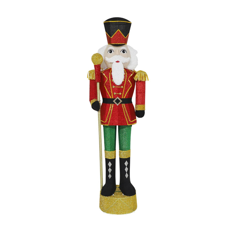 Christmas Nutcracker Decor with Crutch