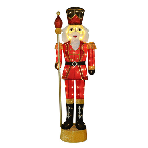 Christmas Nutcracker Decor with Crutch